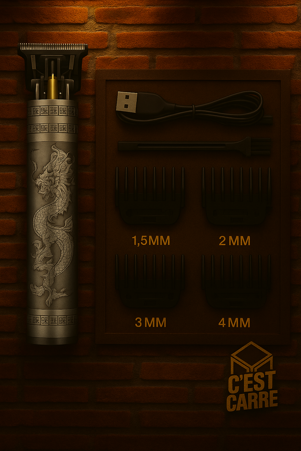 Tondeuse de Précision Professionnelle – Edition Dragon