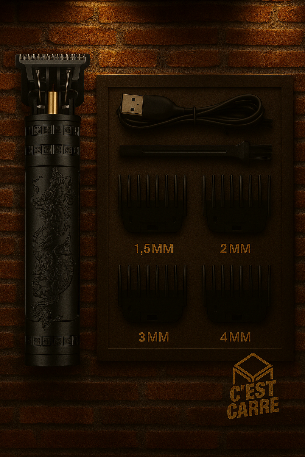 Tondeuse de Précision Professionnelle – Edition Dragon